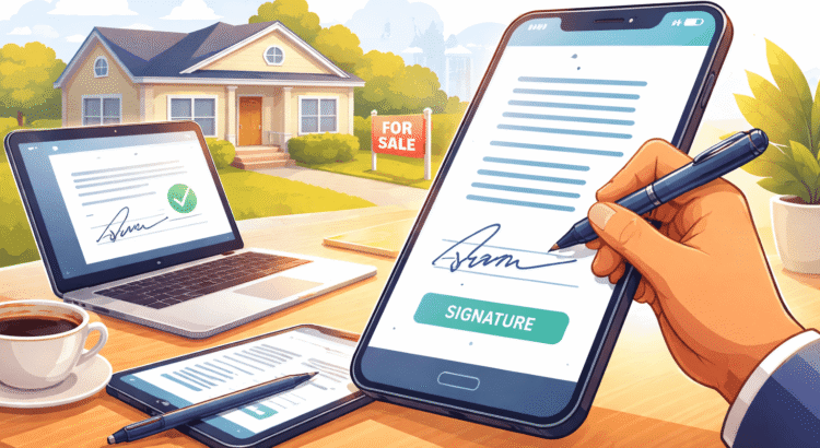 Electronic signatures for FHA loans