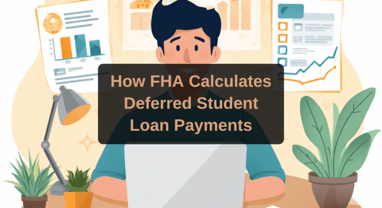 How FHA calculates student loan payments